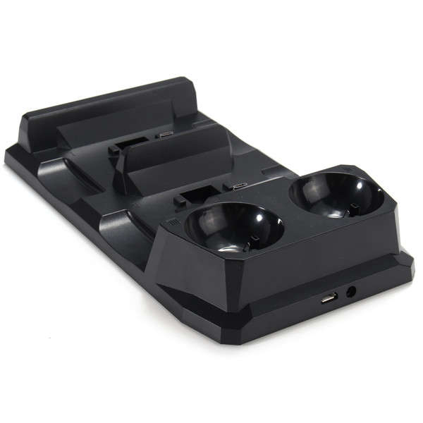 4 In 1 Controller Charger Dock Station Stand For Play Station PS4 PSVR VR Move