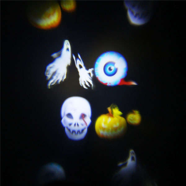 12 Patterns 4 LED Projector Light Stage Light  Motion Rotating Spot Light Christmas Halloween