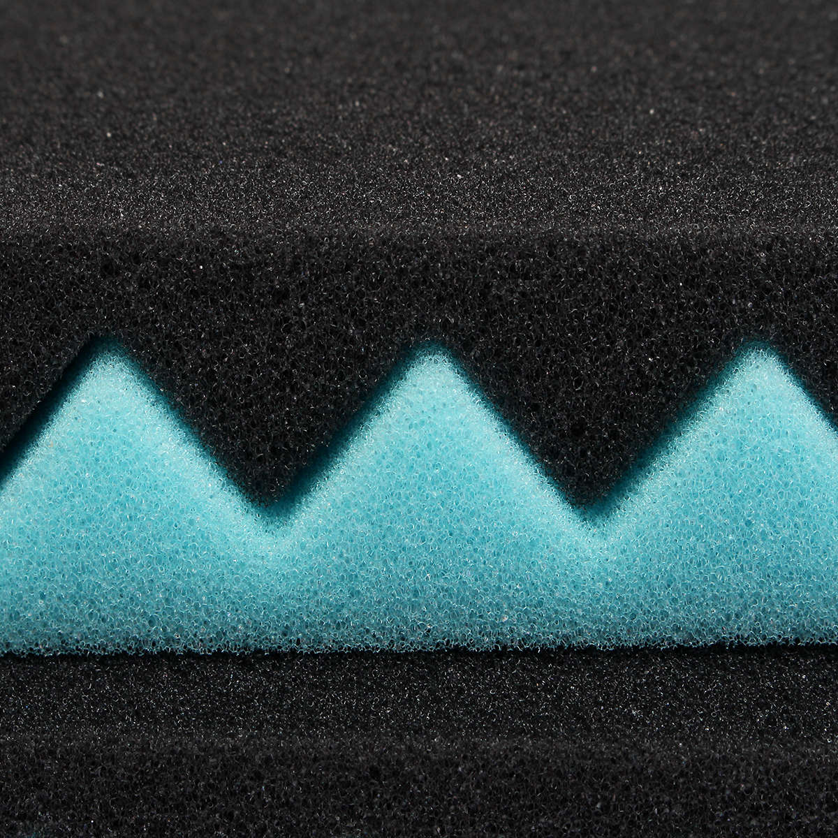 6Pcs Studio Foam Acoustic Wedge Soundproofing Tiles 30×30×2.5CM