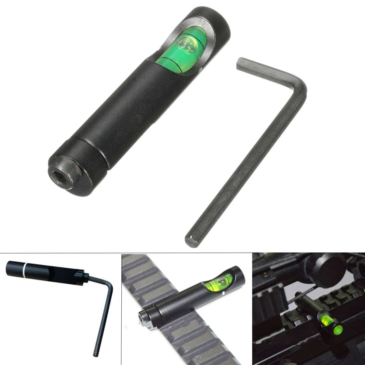 Bubble Scope Spirit Level Fits 20mm Weave/Picatinny Dovetail Rail Mounts Sight