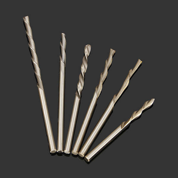6pcs 3.175mm End Mill Cutters Left Hand Single/Two Spiral Flute Cutters Carbide Wood Milling Cutter