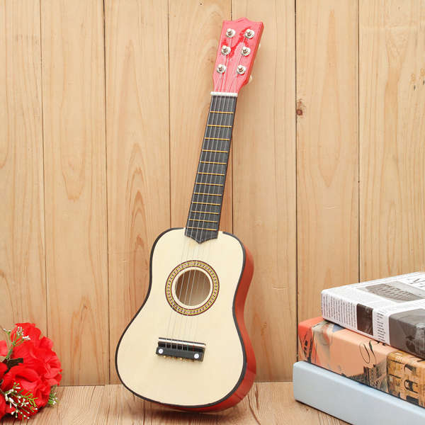 21 inch Beginners Practice Acoustic Guitar 6 String with Pick : Perfect Timing
