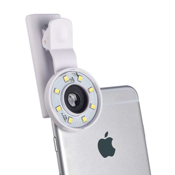 Selfie Fill Light Portable Round Ring Spot Lightt Clip Phone Flash LED Night Flashight for Smartphon