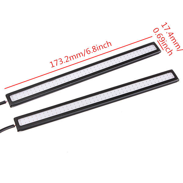 Pair 17cm Waterproof 84LED COB Car LED Light DRL Fog Driving Lamp Lights