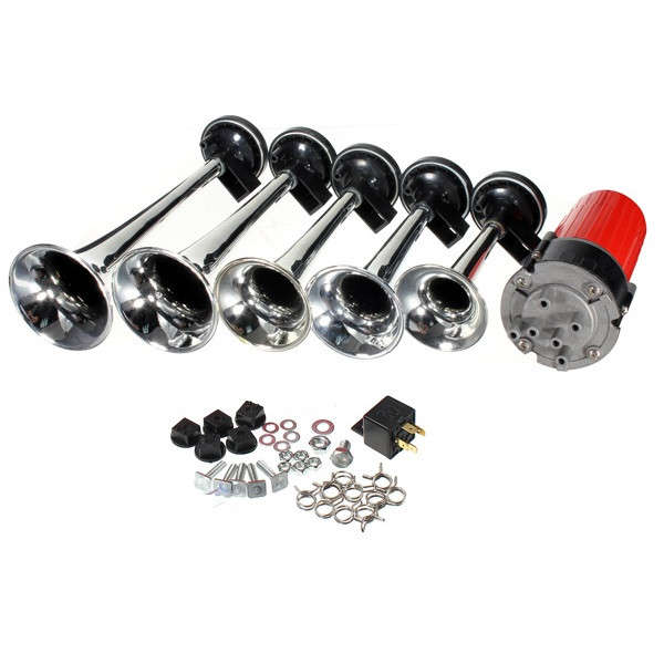 Musical Dixie Dukes Of Hazzard Electronic Chrome Air Horn Trumpet