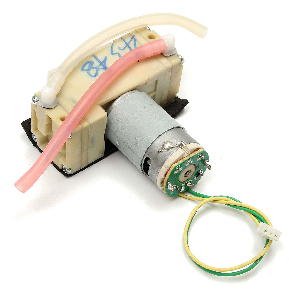 DC 12V-15V Double Headed Micro Vacuum Pump Suction Diaphragm Pump with Silicone Tube