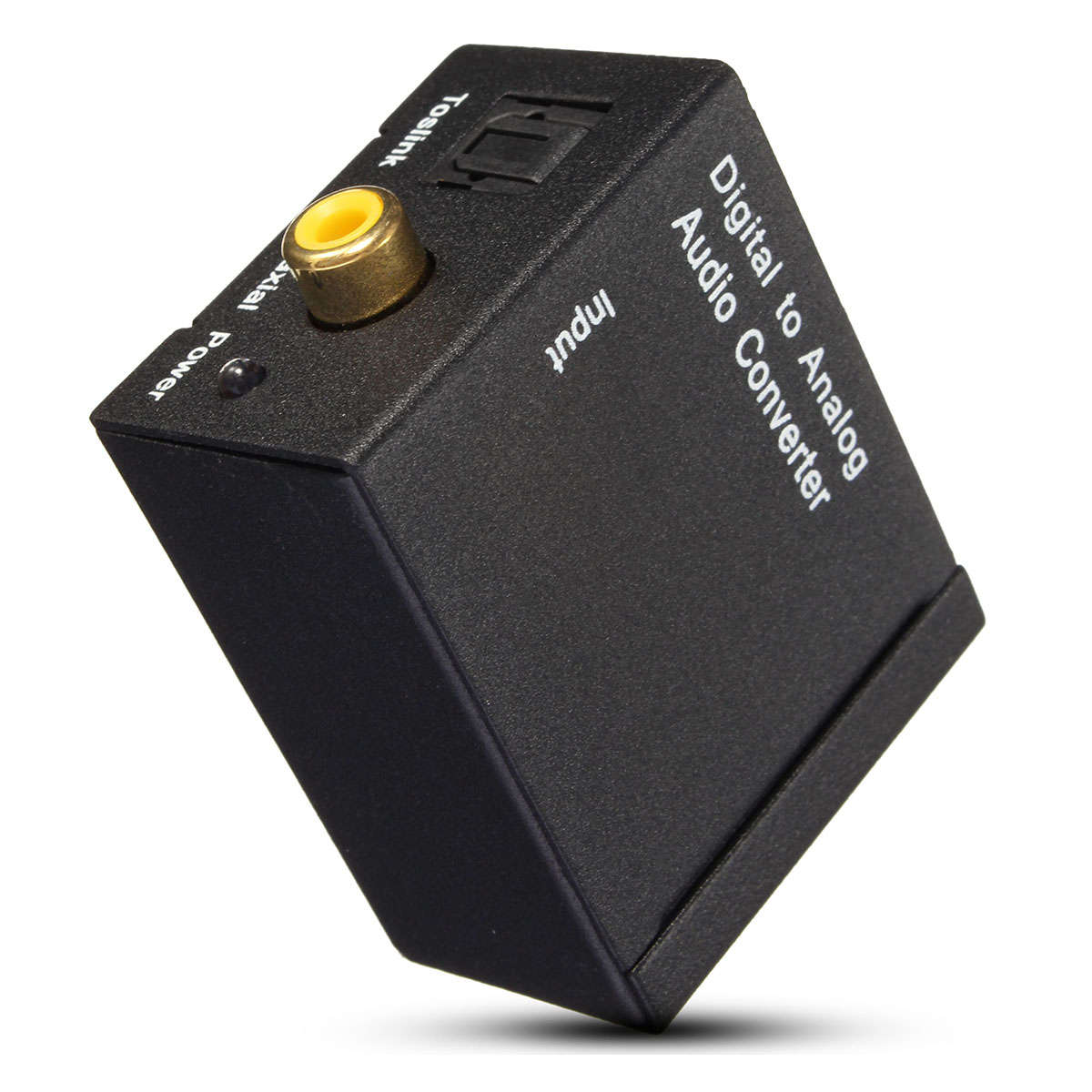 Digital Optical Coax Coaxial Toslink to Analog Audio Converter Adapter RCA L/R