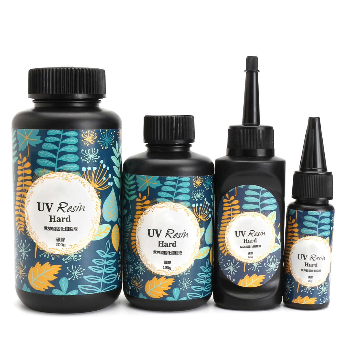 UV Resin Hard Ultraviolet Solar Sunlight Curing Cure  Activated 25/60/100/200g