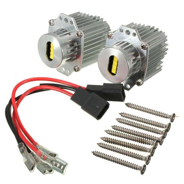 12V 80W LED Light Angel Eyes Rings Halo Marker Kits For BMW E90 E91