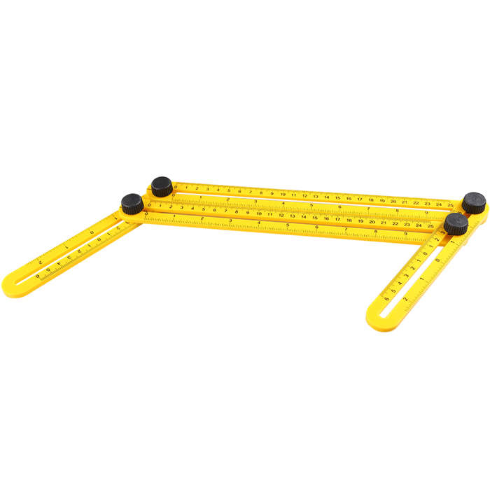 Professional Angle Template Tool Angle Measuring Tool Protractor Multi-Angle Ruler Layout Tool Ruler