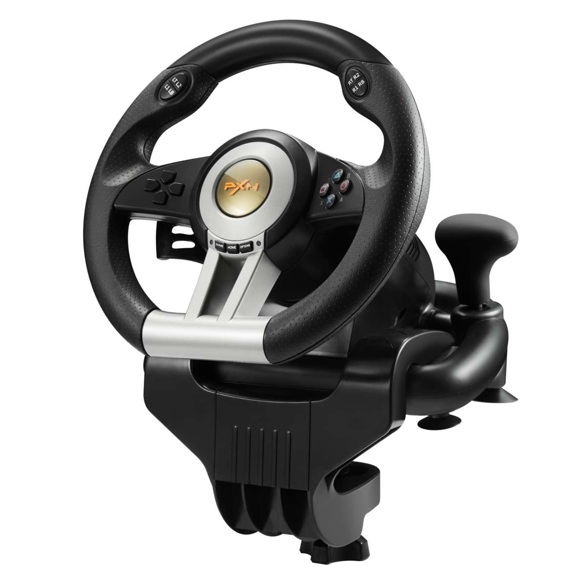 PXN V3II 4 In 1 USB Wired Vibration Motor Racing Games Steering Wheel For PS4 /3 For Xbox One For PC