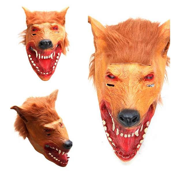 Creepy Wolf Mask For Halloween Horror Devil Dances