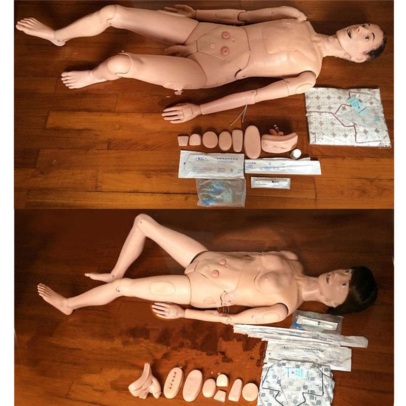 Advanced Multifunctional Nursing Training Manikin Model Mannequin Patient Female