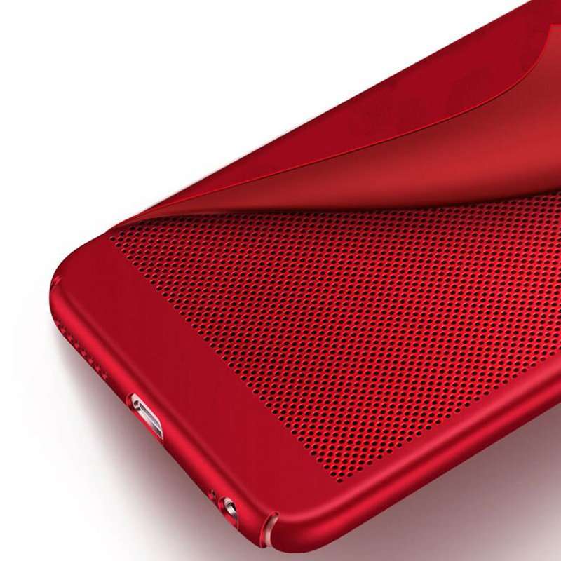 Mesh Dissipating Heat Anti Fingerprint PC Case For iPhone 7 Plus/8 Plus