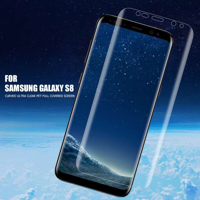 Soft PET Clear 3D Curved Edge Film Screen Protector for Samsung Galaxy S8