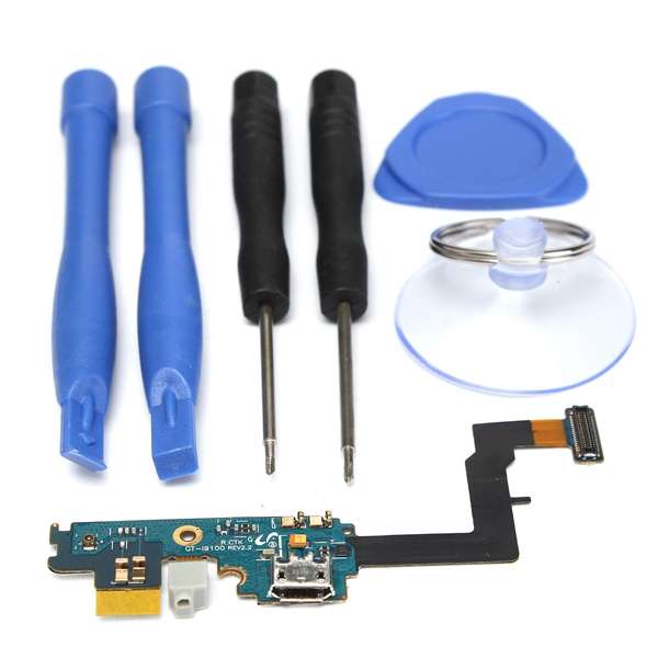 Micro USB Port Connector Flex Cable and Tools For Samsung Galaxy S2 i9100