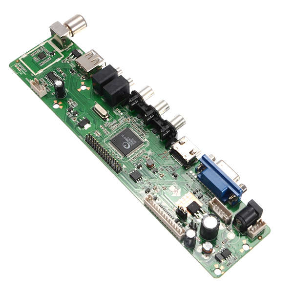 V56 Universal LCD TV Controller Driver Board + V56 Baffle Iron Stand