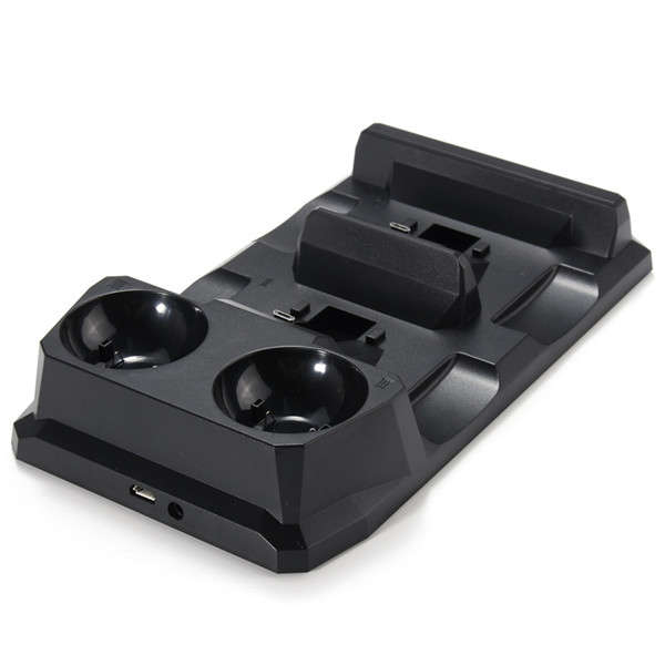 4 In 1 Controller Charger Dock Station Stand For Play Station PS4 PSVR VR Move