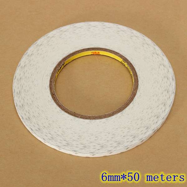 2-6mm and 50M Double Sided Extremely Strong Tape Adhesive For LCD Glass Cellphone