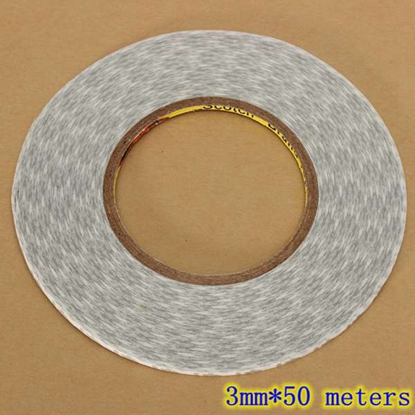 2-6mm and 50M Double Sided Extremely Strong Tape Adhesive For LCD Glass Cellphone