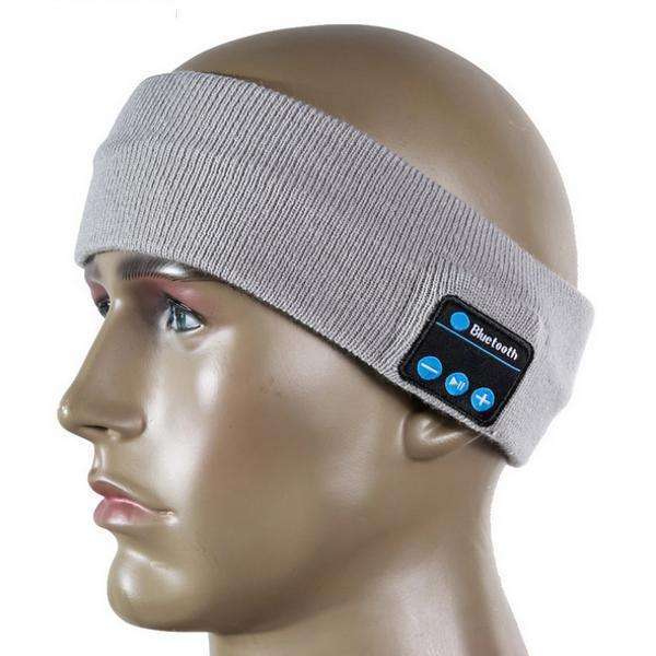 Bluetooth Sweat Headband Wireless Hands-free Music Sports Smart Caps Call Answer