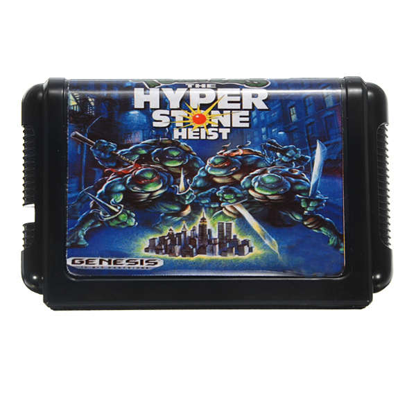 Turtles 16 bit MD Game Cartridge for SEGA MD Game MEGA DRIVE SEGA GENESI