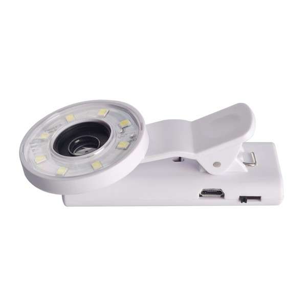 Selfie Fill Light Portable Round Ring Spot Lightt Clip Phone Flash LED Night Flashight for Smartphon