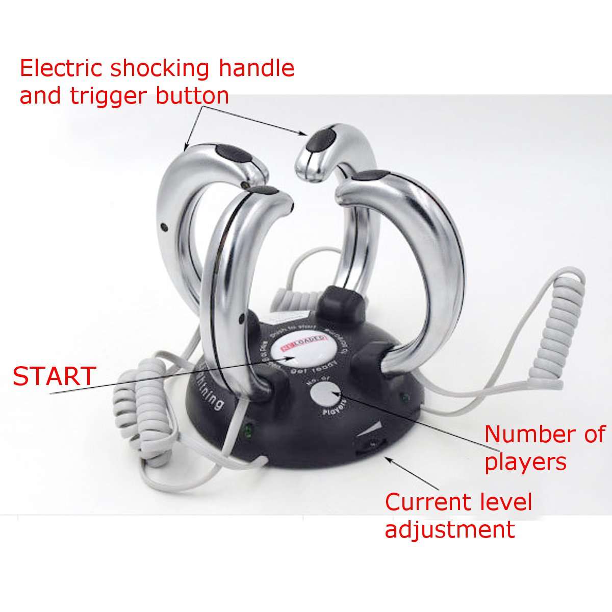 Electric Shocking Detector Lightning Reaction Party Bar Drinking Game Tool