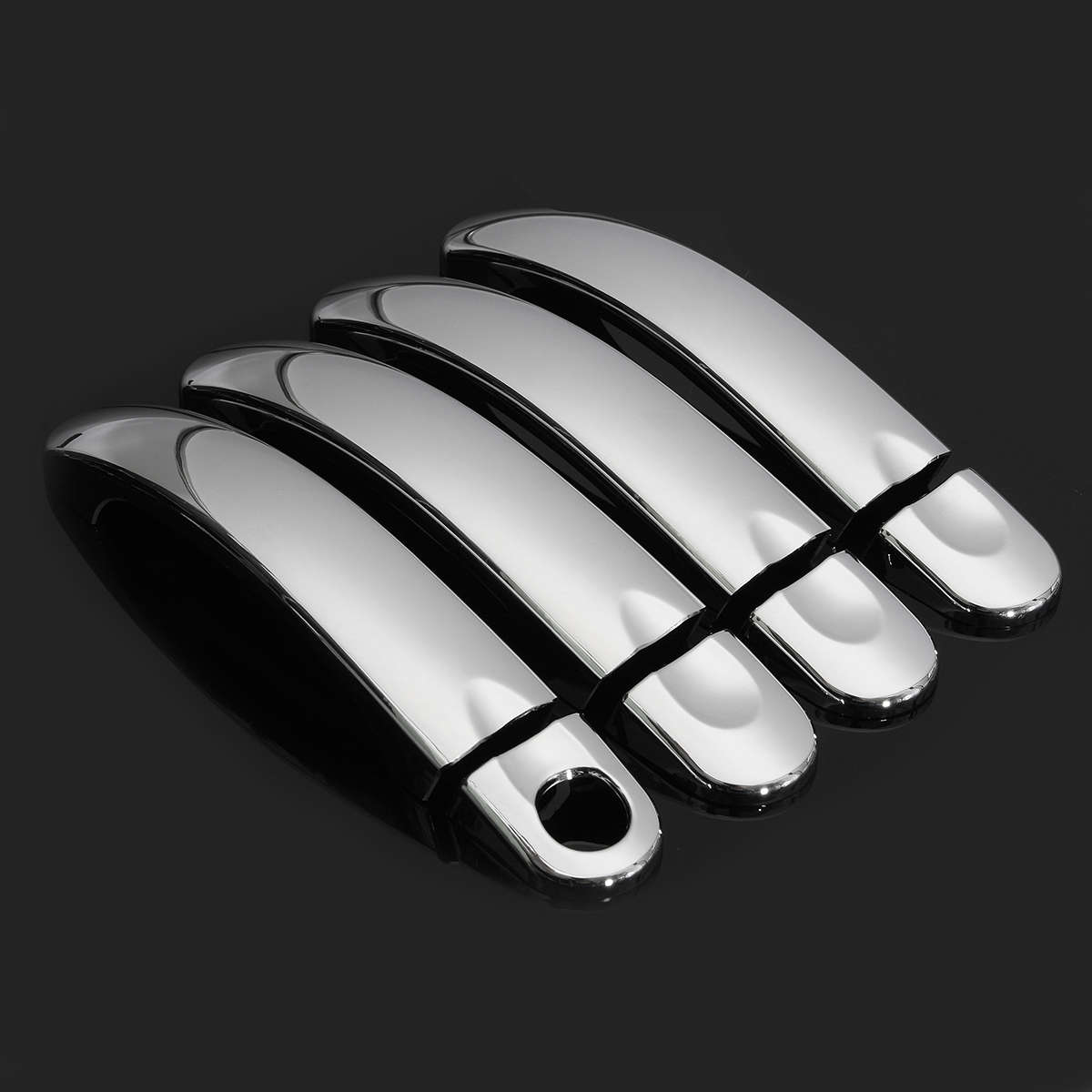 8pcs Chromed Stainless Steel Door Handle Cover Trim Set For VW Transporter T5 Caddy