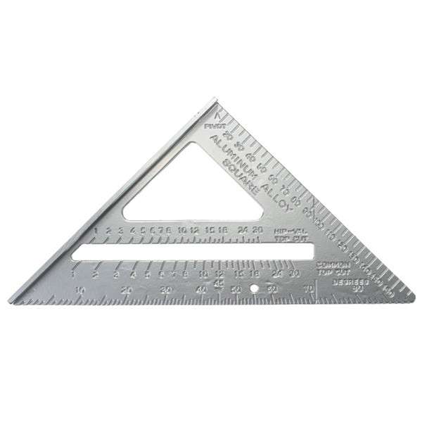 Aluminum Alloy Speed Square Combination Triangle Metric Ruler Carpenter`s Protractor Miter Framing