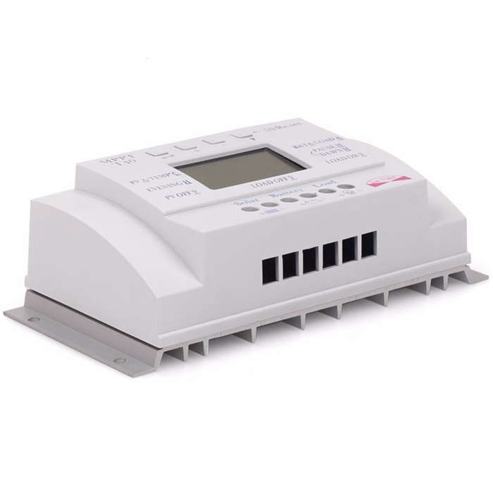 T40 40A MPPT Solar Charge Controller Regulator 12V 24V Auto LCD Display Controller with Load Dual Ti