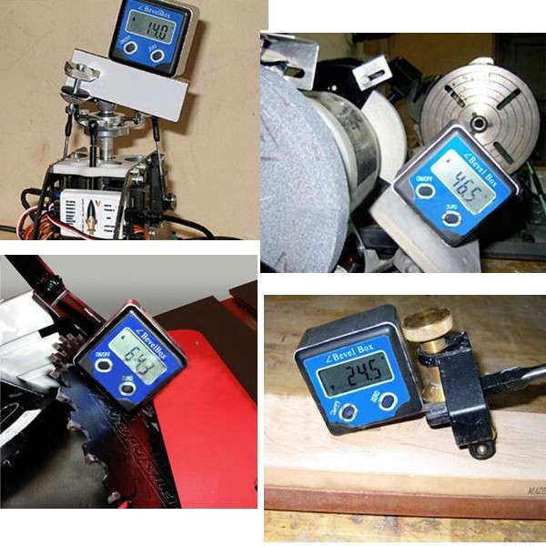 Digital Inclinometer Angle Gauge Spirit Level Horizontal Bevel Box