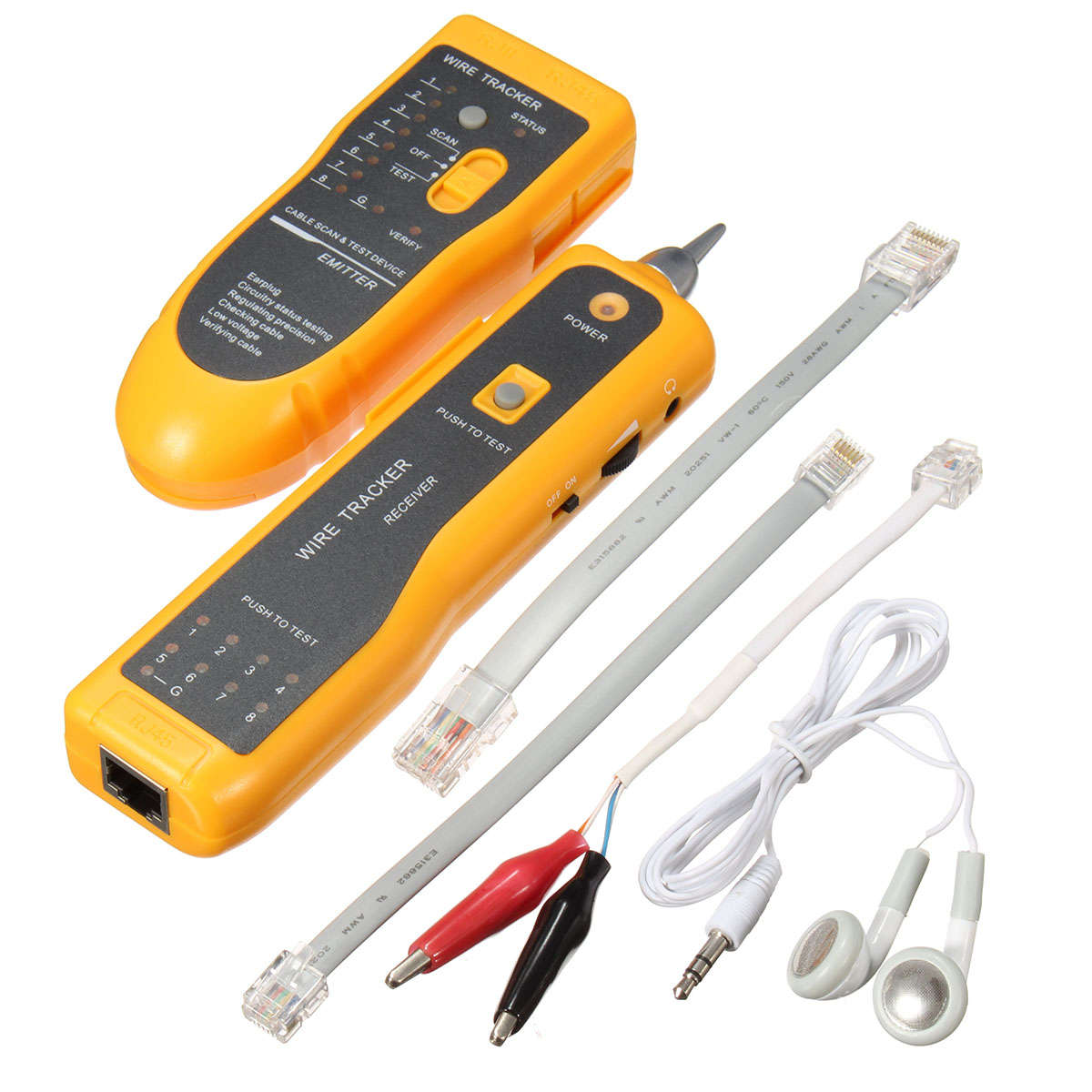 ELEGIANT JW-360 Line Finder Telephone Phone RJ45 RJ11 Cat5 Cat6 Wire Tracker Ethernet LAN Cable Test