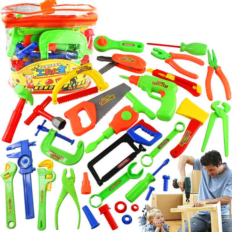 Maintenance Toolbox Portable Children Playset Pretend Repair Kit Kids Educational Play House Toy