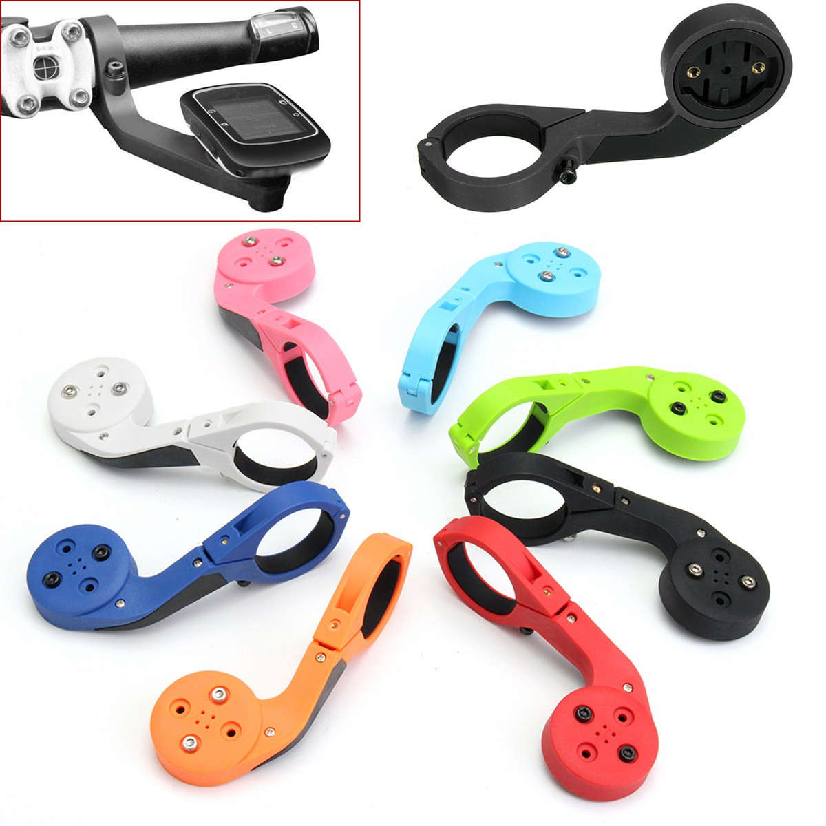 31.8mm Bike Holder Computer Handlebar Mount Bracket for Garmin Edge 200/500/800