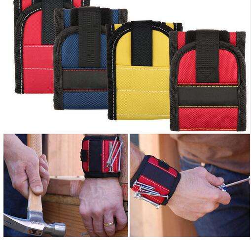 Strong Magnetic Wristbands Work Receive Armband Adsorption Screw Repair Tools