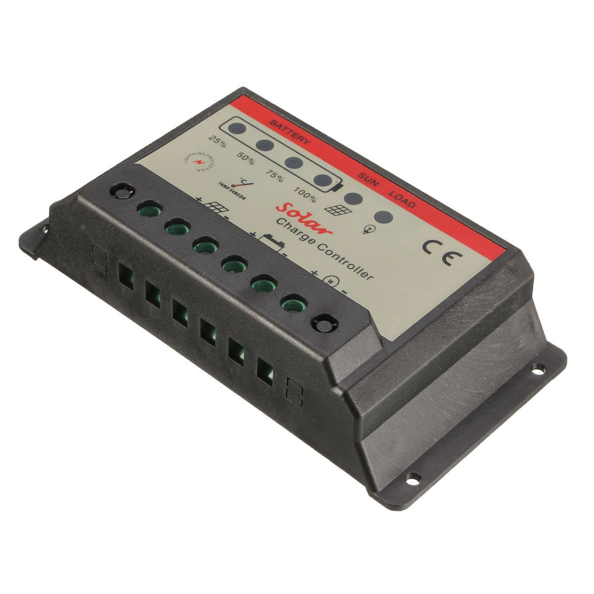 12V/24V 10A PWM Solar Charger Controller Battery Charging Regulator