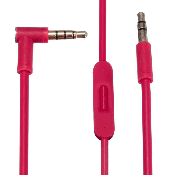 V2 3.5mm Jack Remote Mic Control Talk Cable Lead Wire For Solo HD MIC Beats By Dr Dre