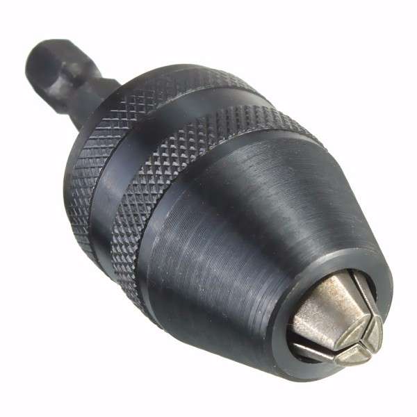 Drillpro 0.5-8mm 1/4 Inch Hex Shank Keyless Drill Chuck Drill Screwdriver Impact Driver Adaptor