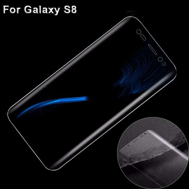 Soft PET Clear 3D Curved Edge Film Screen Protector for Samsung Galaxy S8