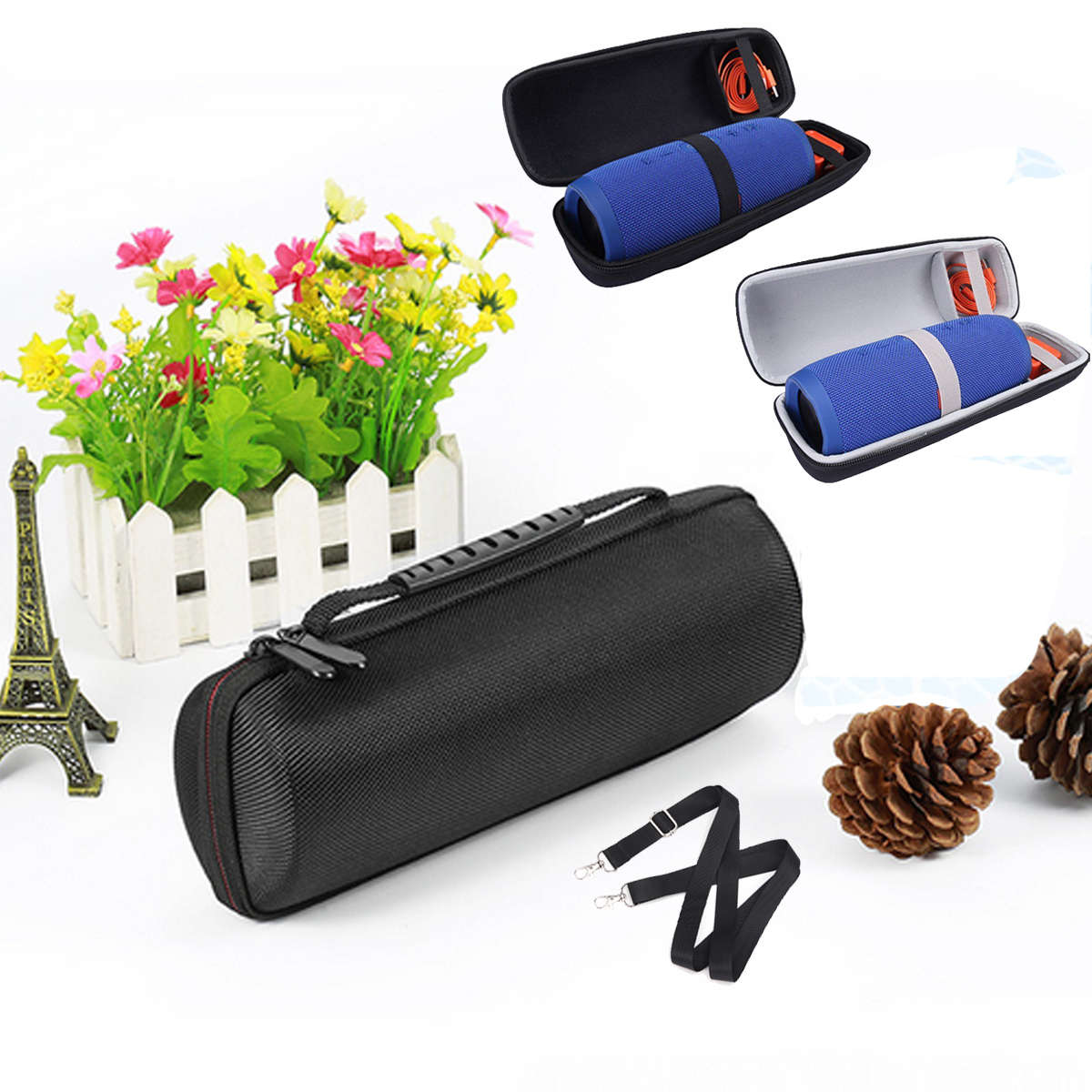 Traval Zipper Carry Hard Storage Case Bag Box For Bluetooth Speaker