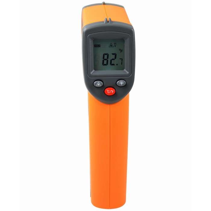GS320 Laser Digital LCD IR Infrared Thermometer Auto Temperature Meter Gun Non Contact Sensor -50C
