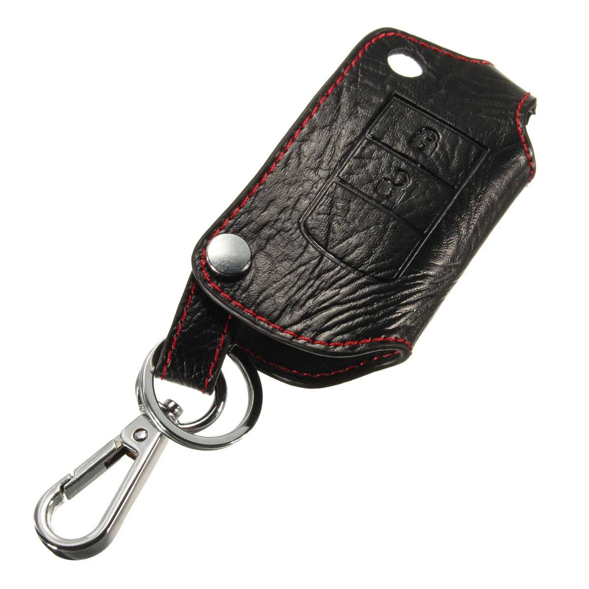 Leather 3B Remote Key Holder Case Cover for Land Rover Range Rover Discovery