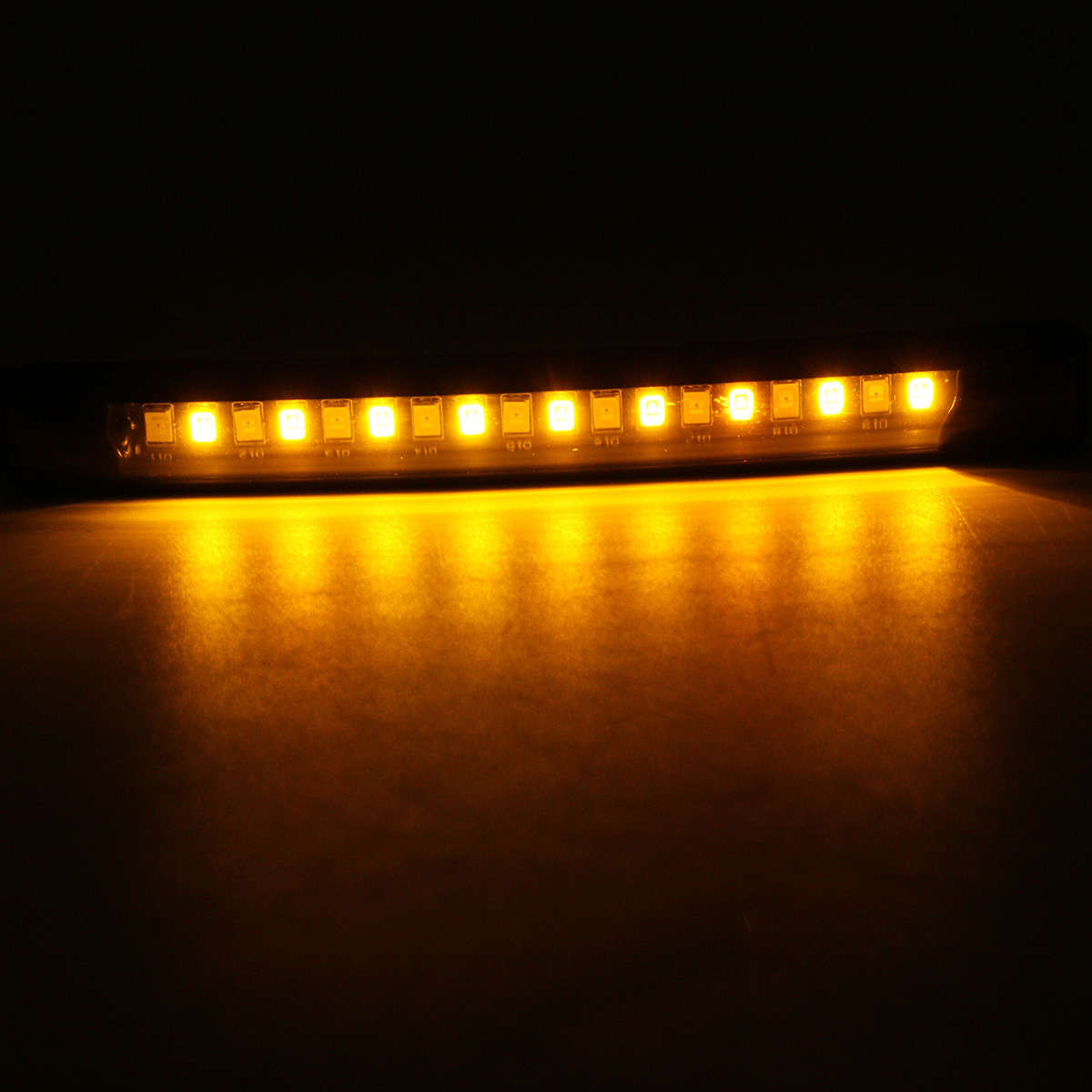 Flexible 18 LED Motorcycle ATV Tail Brake Stop Turn Signal Strip Light