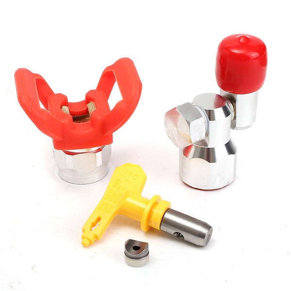 7/8 Inch F-7/8 Inch M Swivel Joint Sprayer Base Guard With 517 Tip For Airless Spray Gun