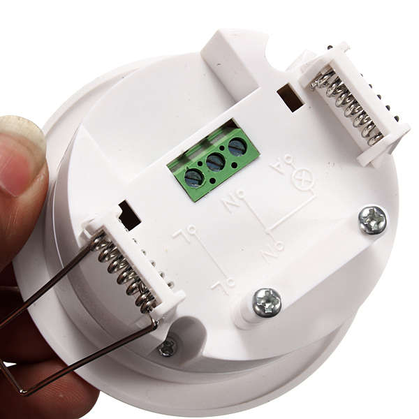 360 Degree Mini Recessed PIR Ceiling Motion Sensor Detector Switch