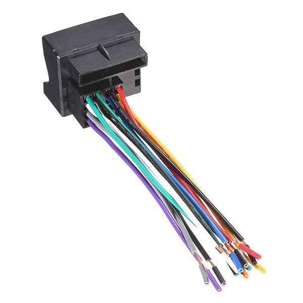 Car Stereo Radio Player Wire Harness Adapter Plug for VW Jetta Passat