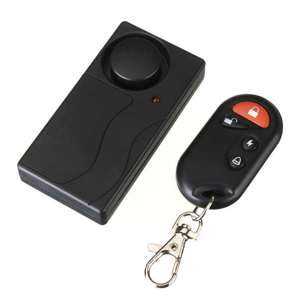 Wireless Remote Control Vibration Alarm Detector Home Security Alarm