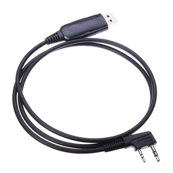 USB Programming Cable & CD For BAOFENG UV-5R KG-UVD1P BF-888S Walkie Talkie