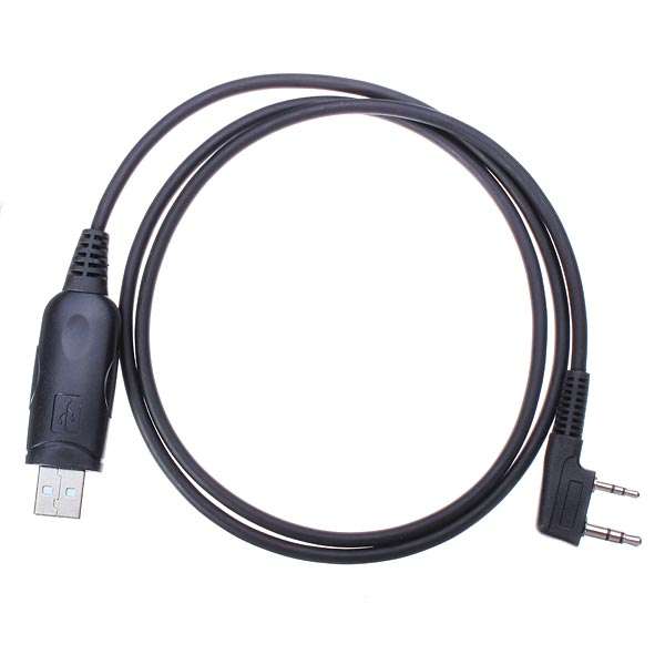 USB Programming Cable & CD For BAOFENG UV-5R KG-UVD1P BF-888S Walkie Talkie